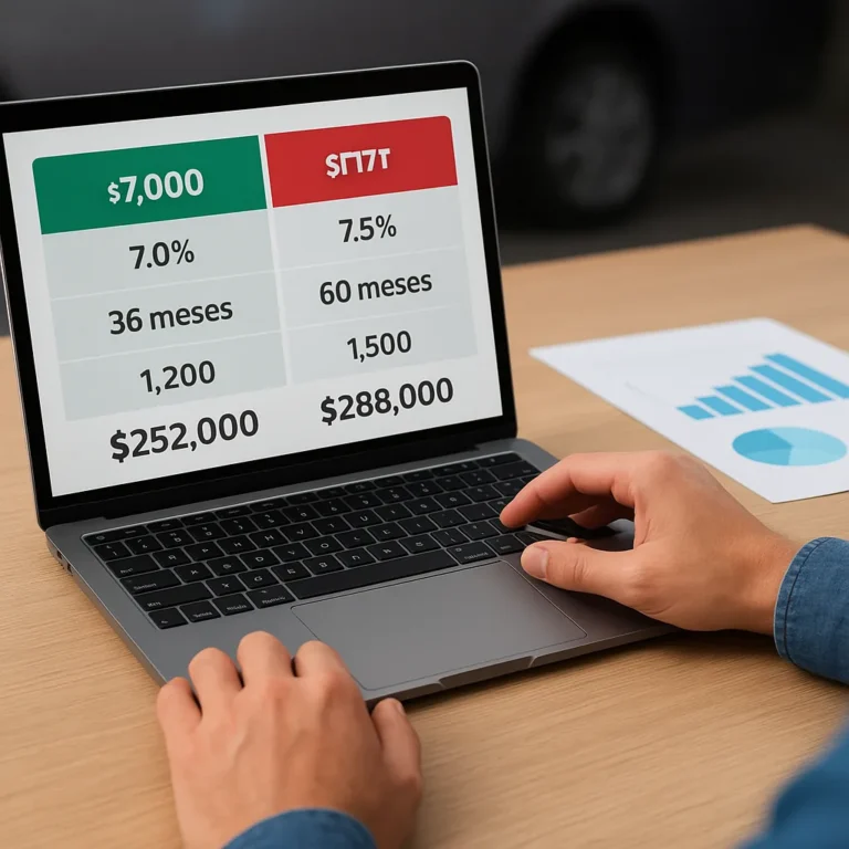 Como comparar o custo de um financiamento de veículo sem entrada?